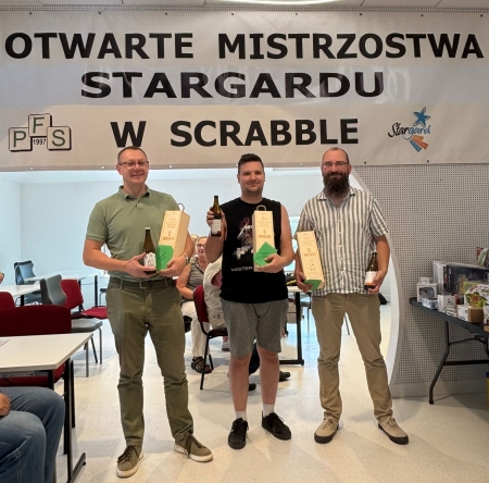 Master of scrabble tiles