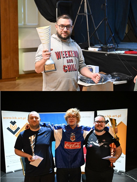 Miłosz Wrzałek z Pucharem Polski